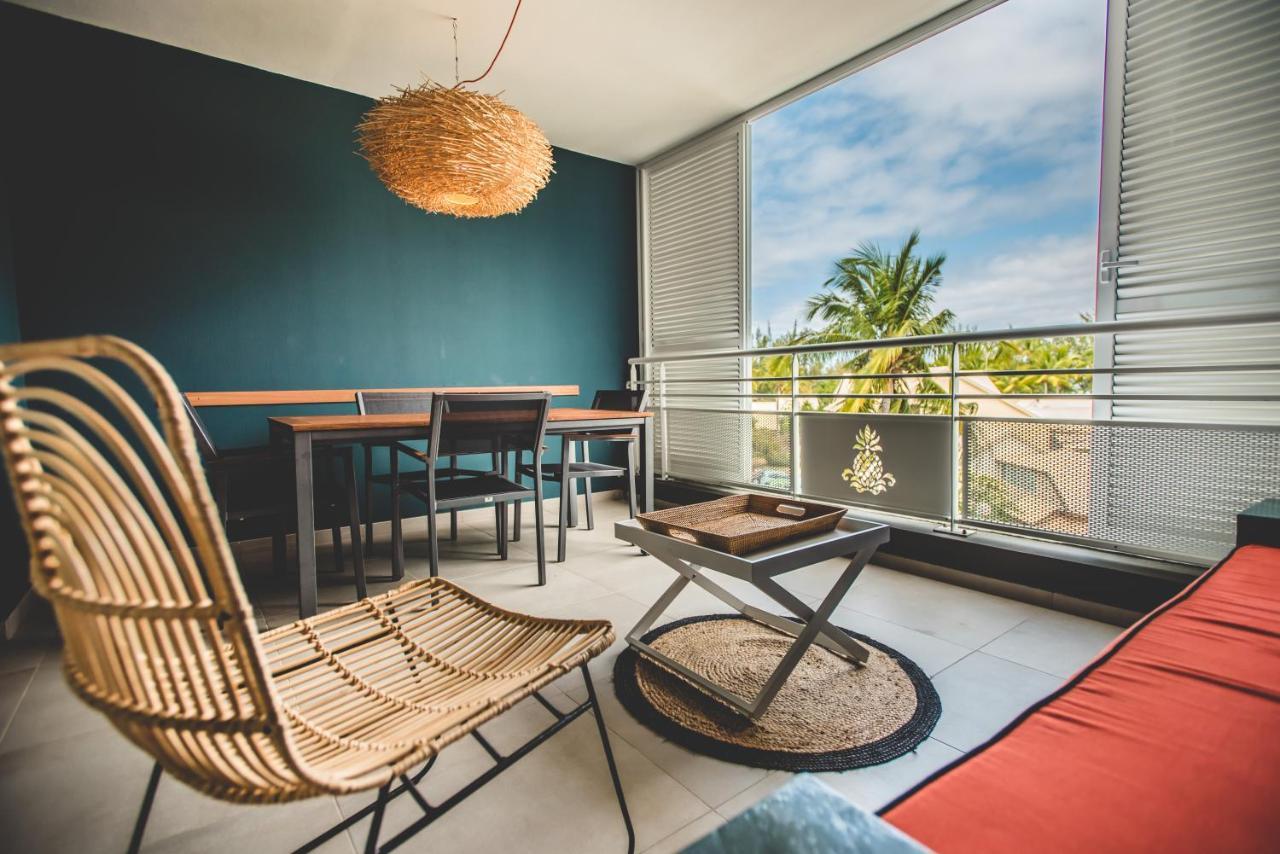 Apartmán Escale Tropicale, Appart Vue Mer A 2 Min Du Lagon Saint-Gilles-les Bains Exteriér fotografie